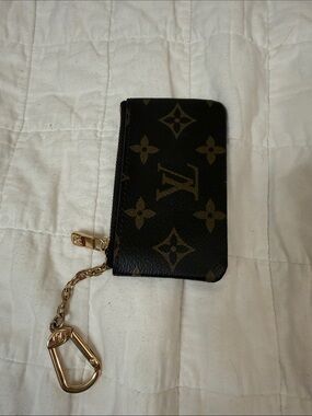 Louis Vuitton Monogram Key & Card Holder with Gold Hardware